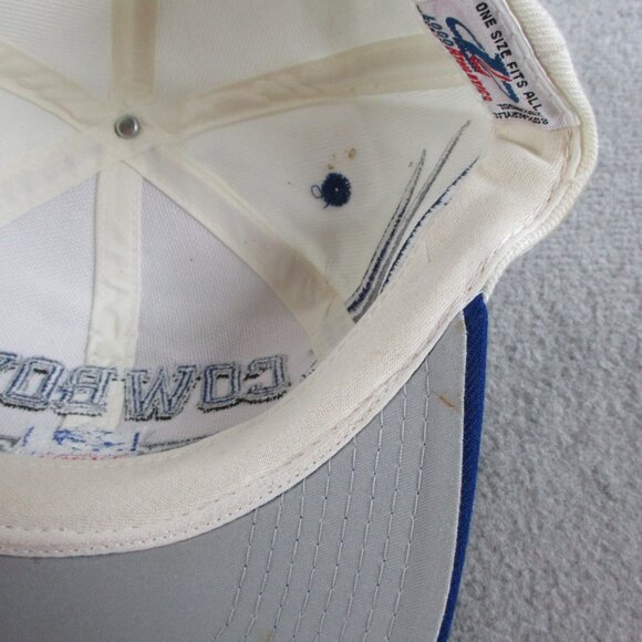 VINTAGE Dallas Cowboys Hat Cap Snapback Diamond Logo Athletic NFL Football 90s - Picture 6 of 10